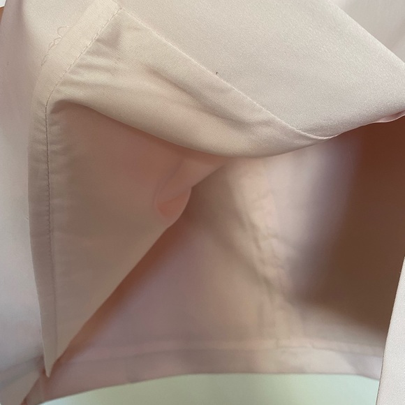 Jupe fuseau rose tendre doublée - Picture 5 of 8